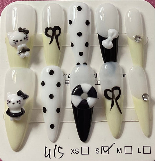 Playful Polka Dot Press On Nails