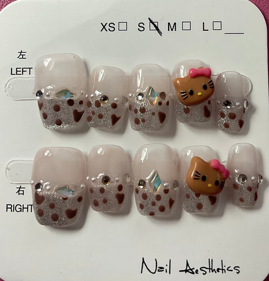 Nailed It, Hello Kitty Style Press On Nails