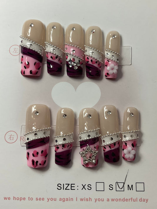 Leopard Luxe Press On Nails