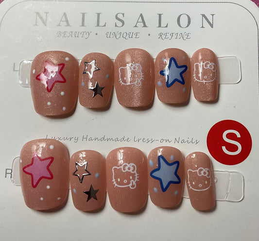 Hello Starry Dreams Press On Nails