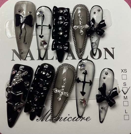 Dark Romance Press On Nails