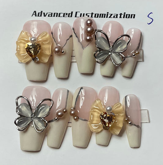 Butter Fly French Tip