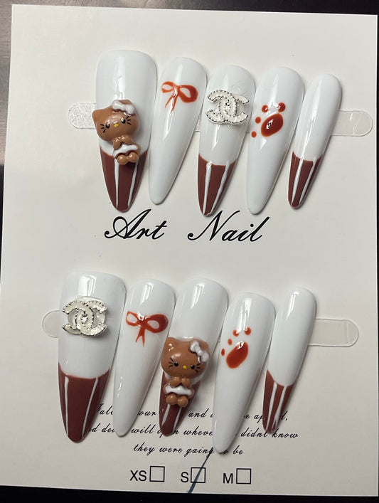 Cocoa & Kitty Press On Nails