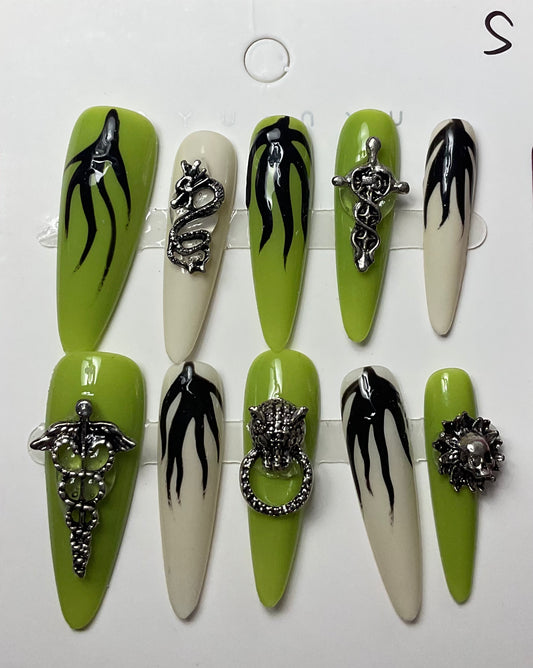 Toxic Temptation Press On Nails