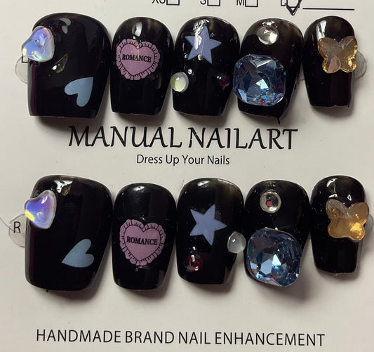 Night Romance Press On Nails