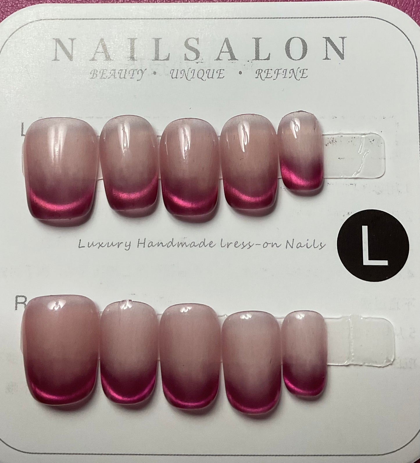 Blush & Gleam Press On Nails