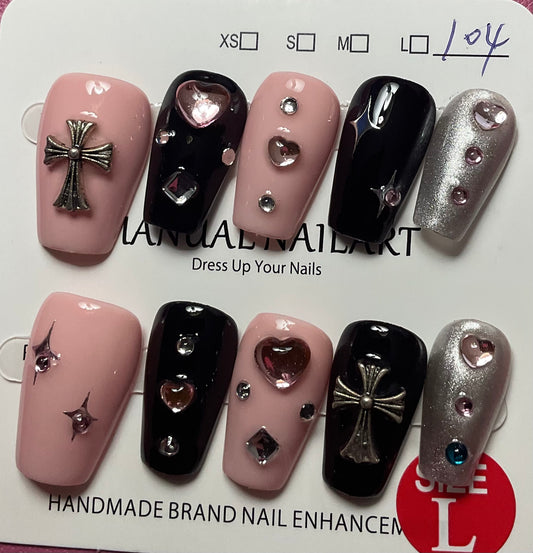 Gothic Glam Press On Nails