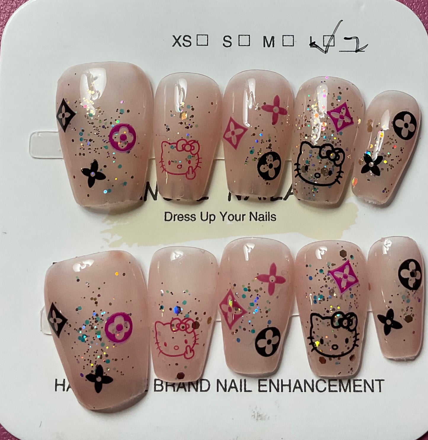 Hello Kitty Press On Nails