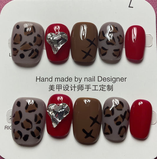 Leopard Love Press On Nails