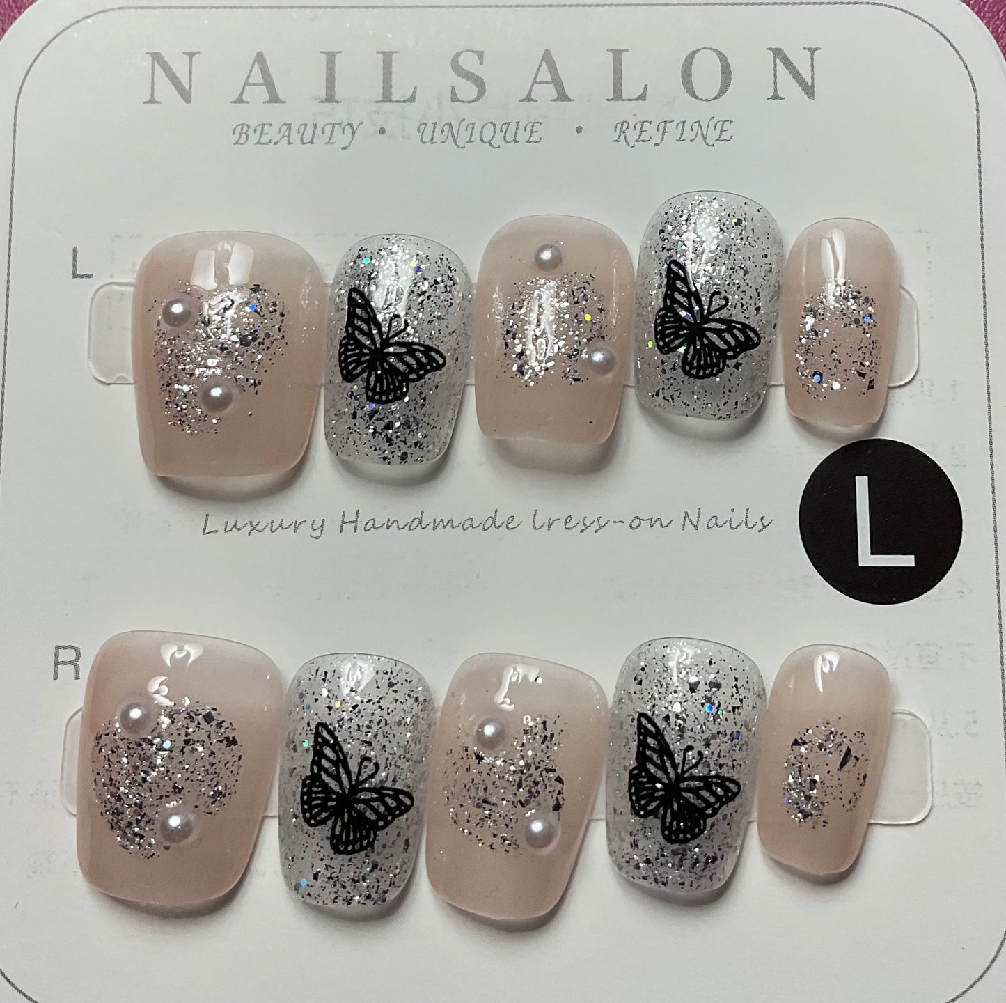 Enchanted Butterfly Press On Nails
