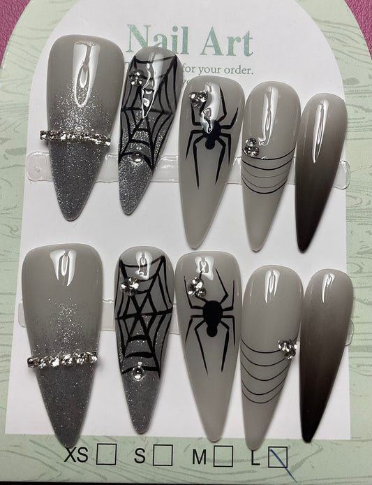 Spider Press On Nails