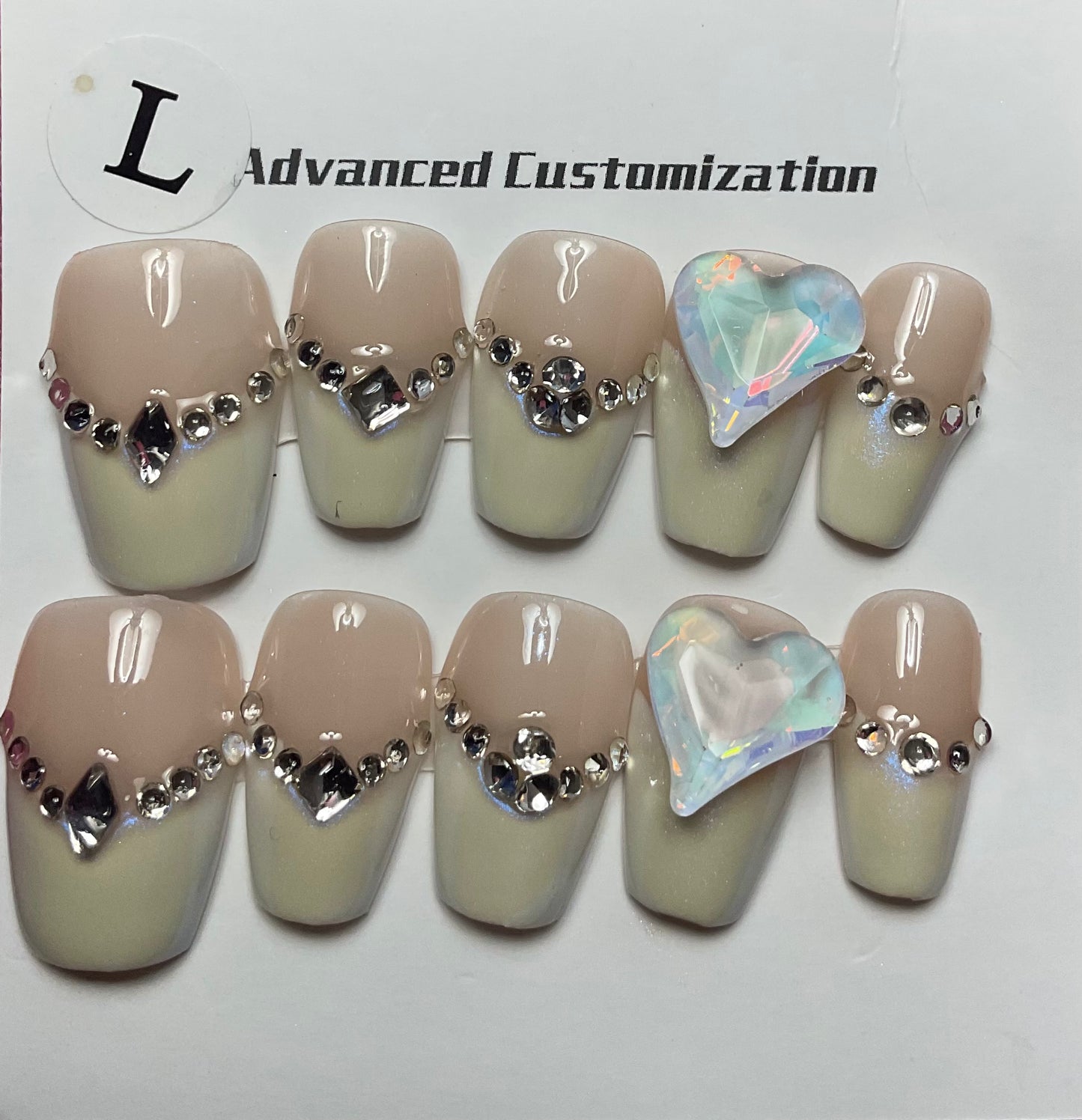 Heart and French Tips