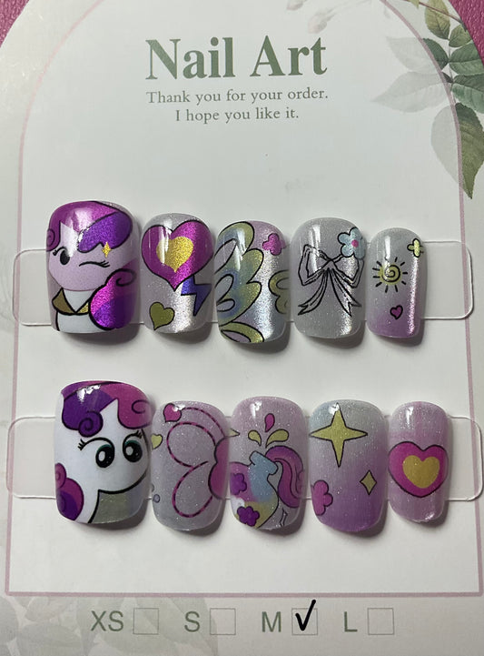 My Little Pony Press On Nails