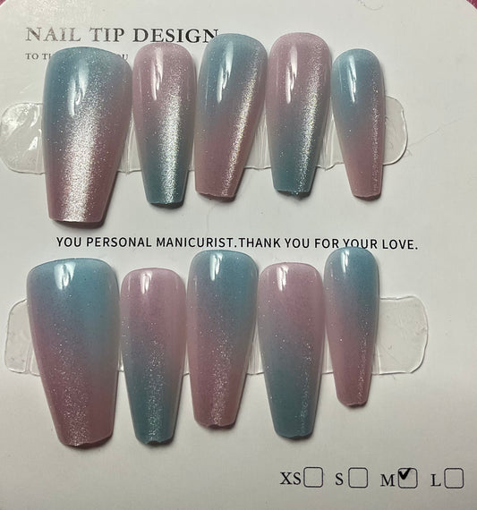 Mystic Mermaid Press On Nails