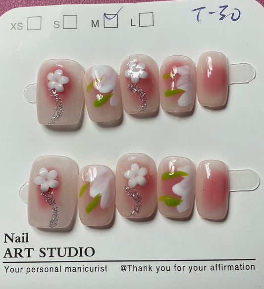 Blossom Bloom Press On Nails