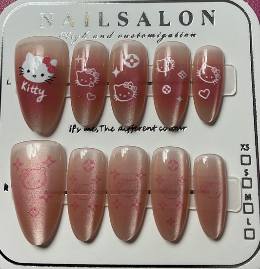 Hello Kitty Purr-fect Press On Nails