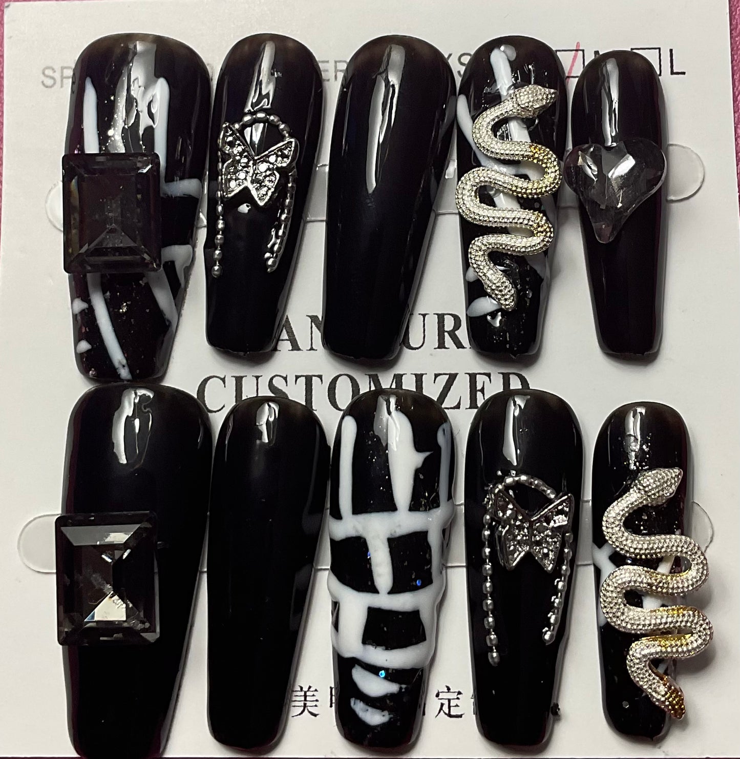 Enchanted Serpent Press On Nails