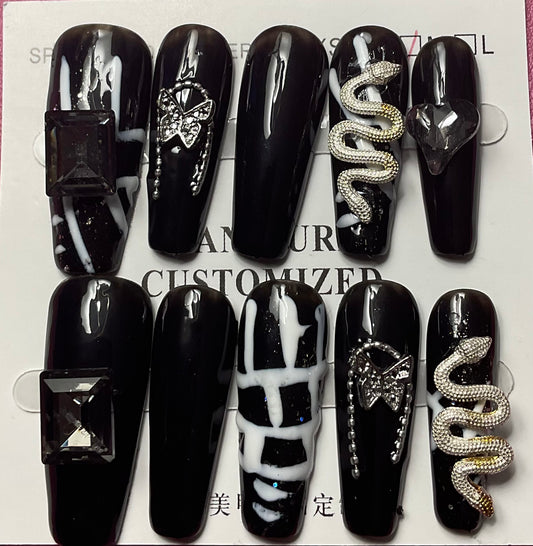 Enchanted Serpent Press On Nails