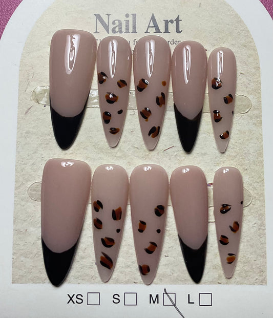 Untamed Elegance Press On Nails