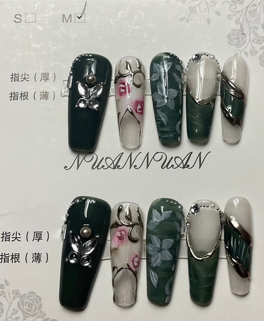 Mystic Forest Press On Nails