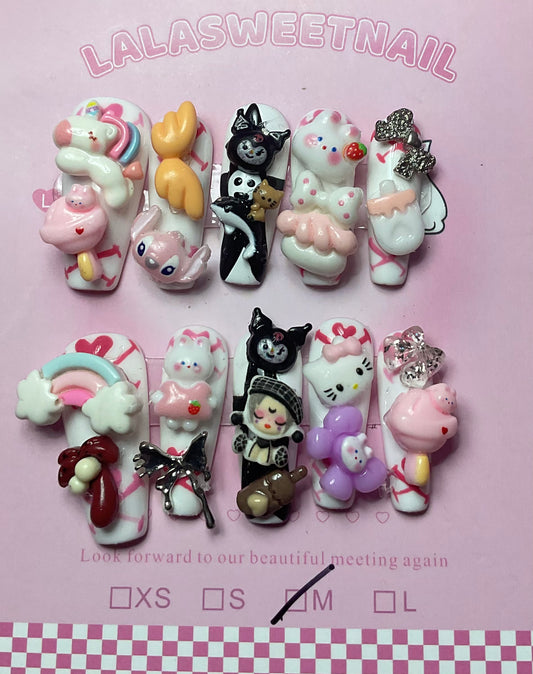 Kawaii Sanrio- Sweet Press On Nails