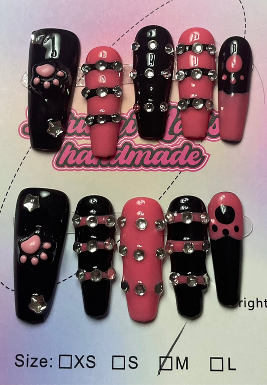 Paw-Sitively Chic Press On Nails