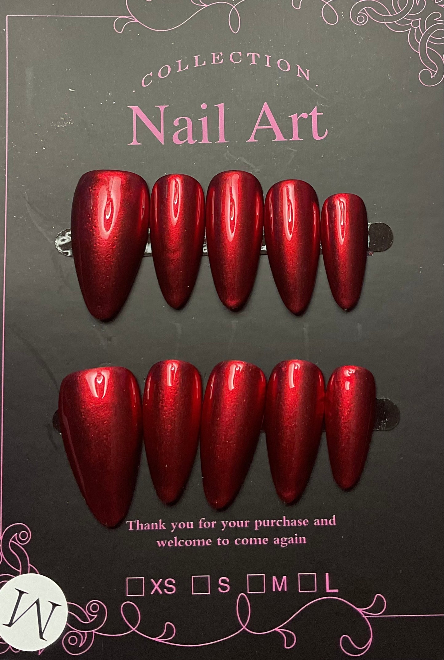 Metallic Solid Color Press On Nails
