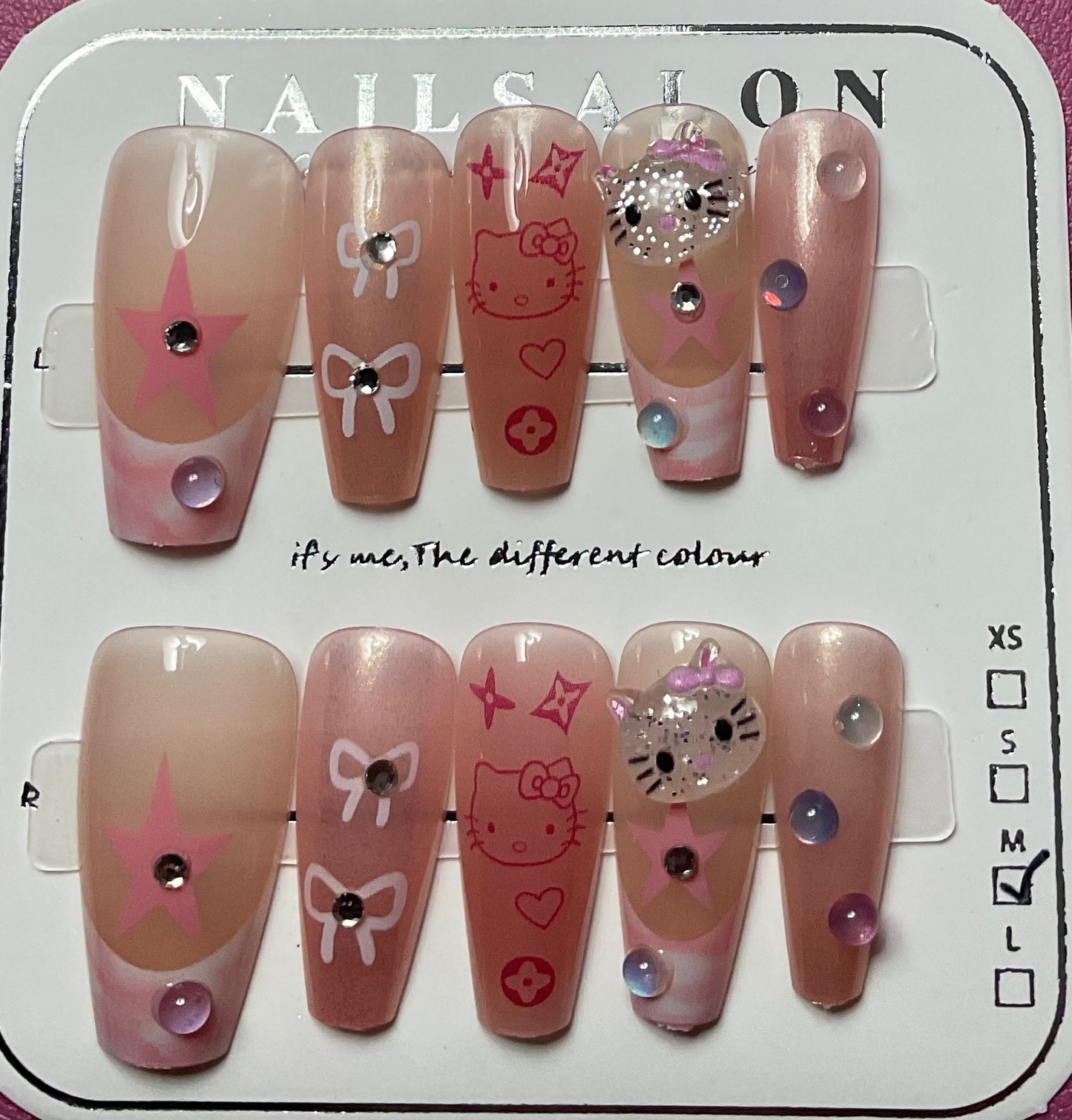 Pink perfection Press On Nails