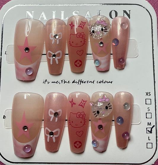Pink perfection Press On Nails