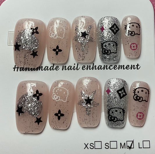 Hello Kitty Press On Nails