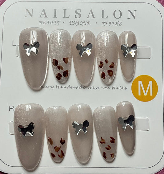 Fluttering Fantasy Press On Nails
