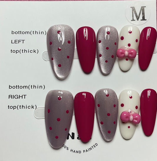 Polka Dot Perfection Press On Nails