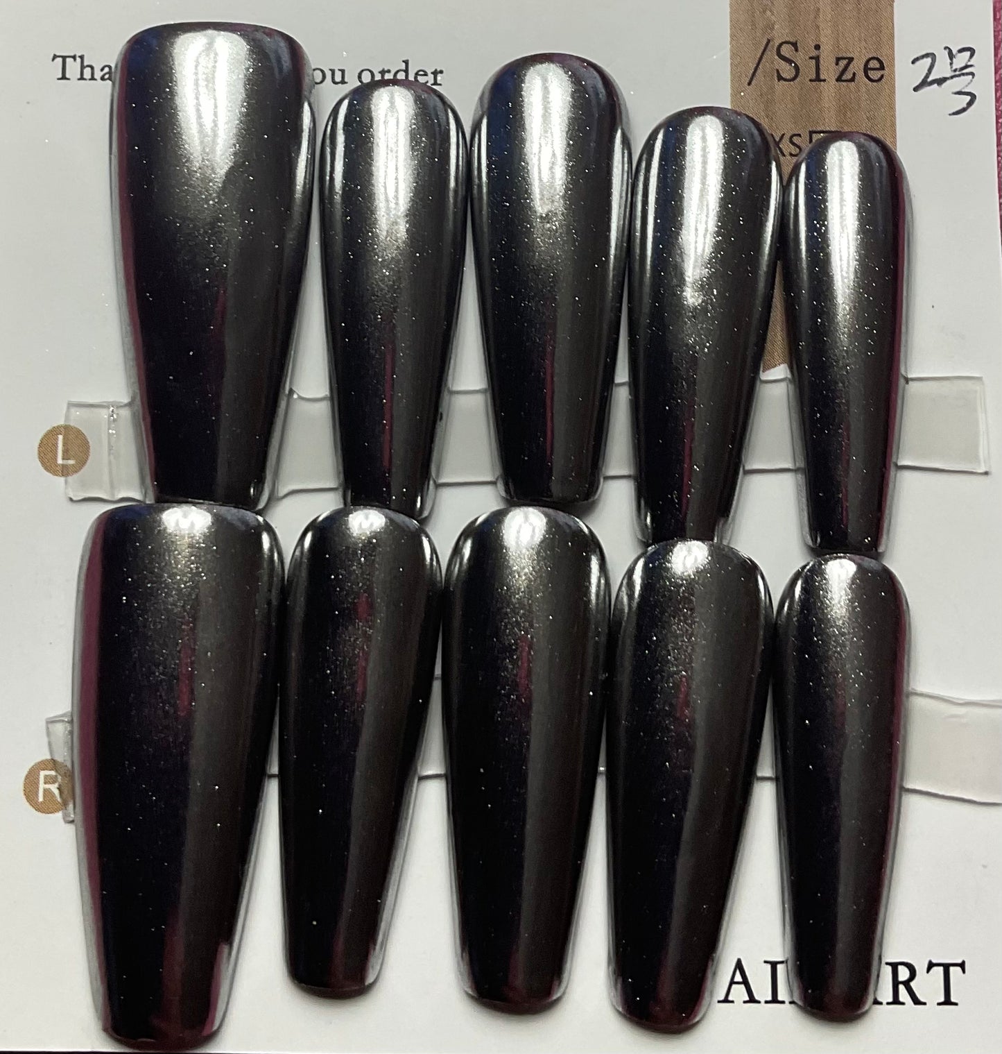 Chrome Press On Nails