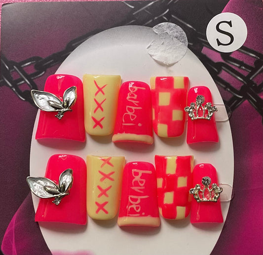 BarBie Press On Duck Nails