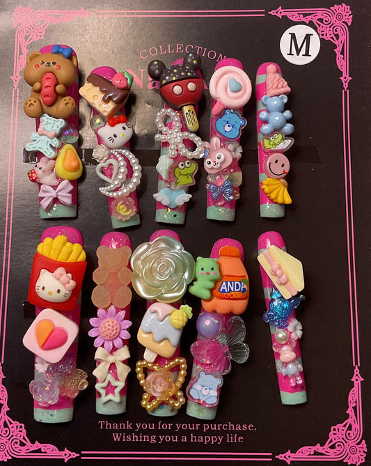 Junk Press On Nails
