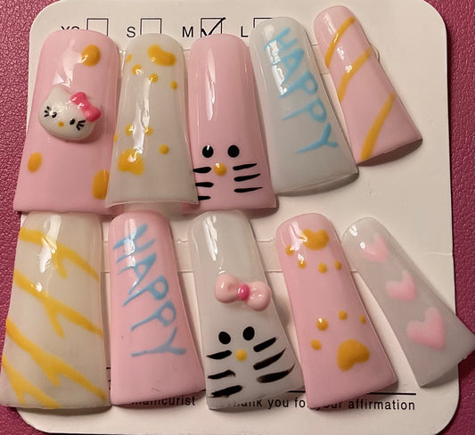 Happy Kitty Press O Duck Nails