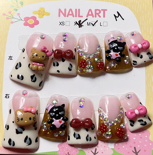 HK Press On Duck Nails