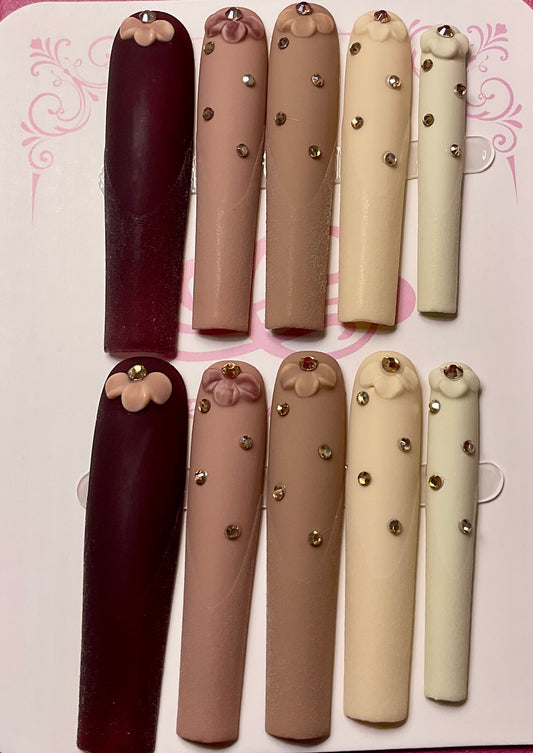 Chocolate Dream Press On Nails