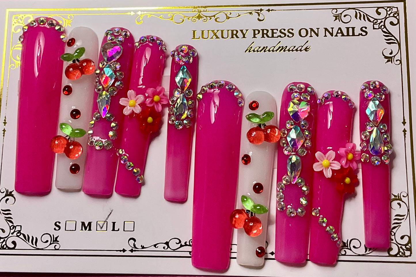 Cherry Blossom Press On Nails