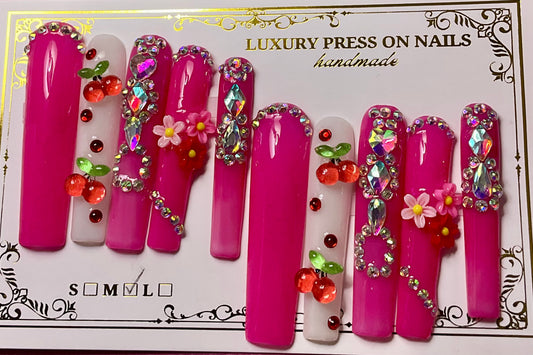 Cherry Blossom Press On Nails