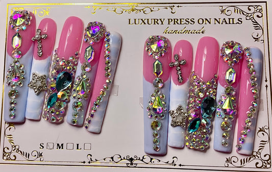 Crystal Dream Press On Nails