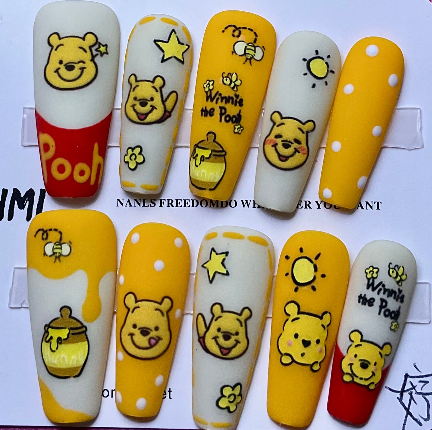 Winnie The Pooh Press On Nails