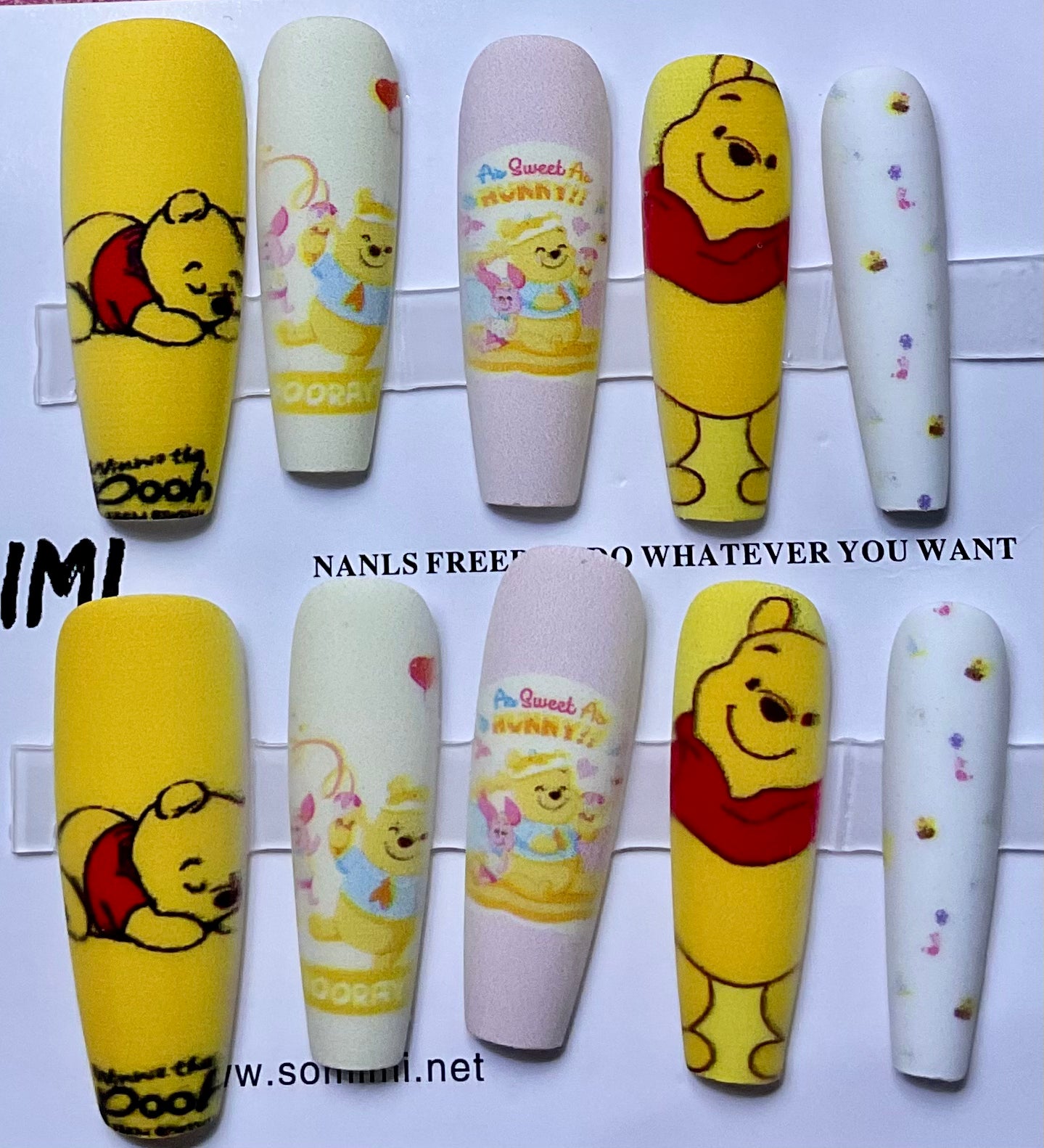 Winnie The Pooh Press On Nails