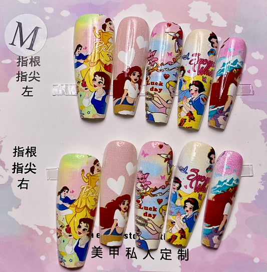 Princess Power Press On Nails