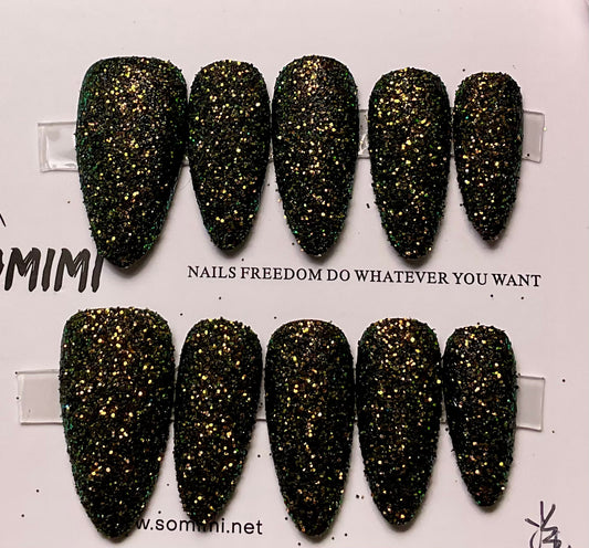 Hello Glitter Press On Nails