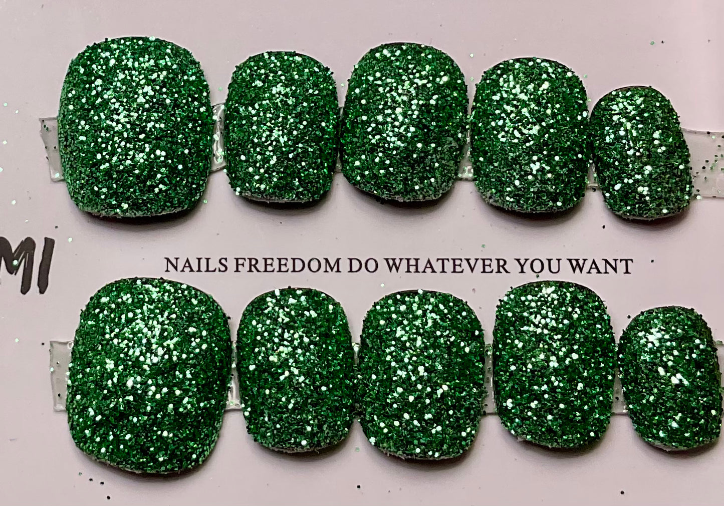 Hello Glitter Press On Nails