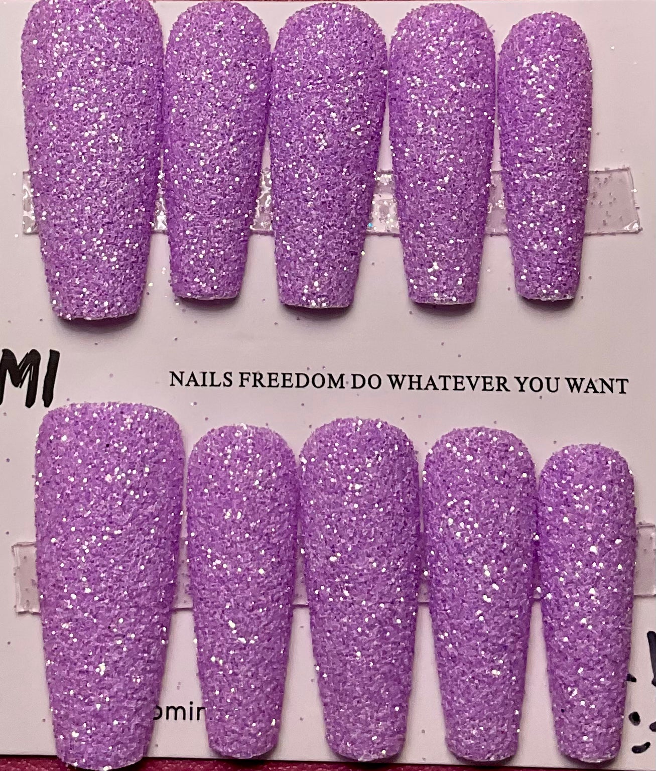 Hello Glitter Press On Nails