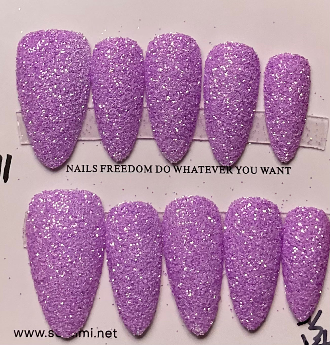 Hello Glitter Press On Nails