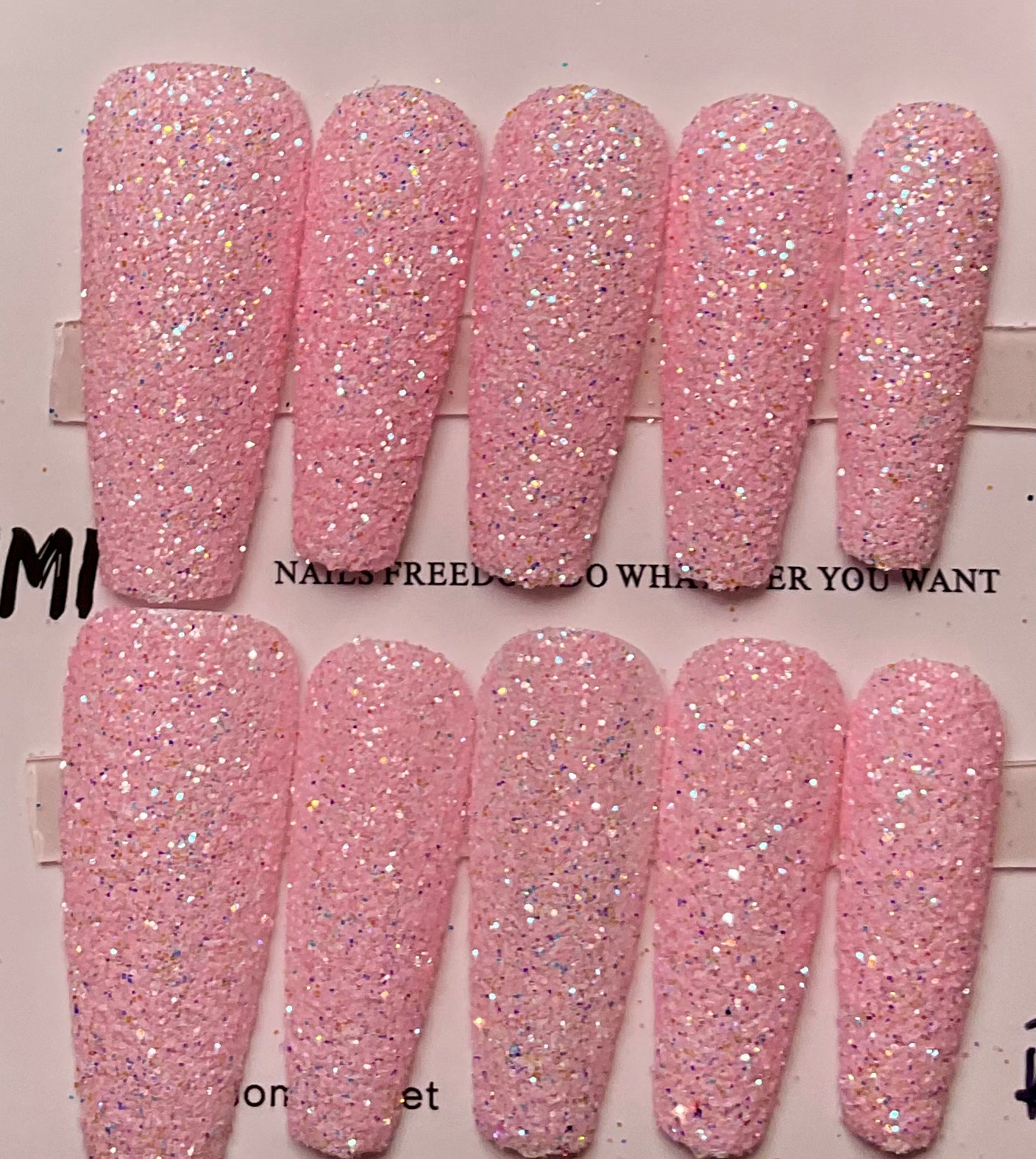 Hello Glitter Press On Nails