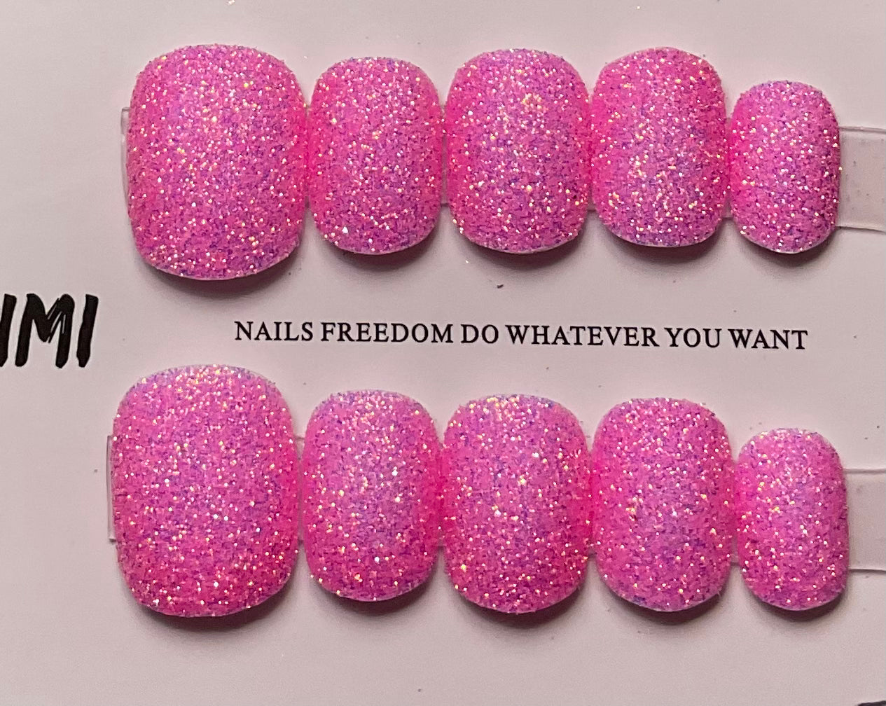 Hello Glitter Press On Nails